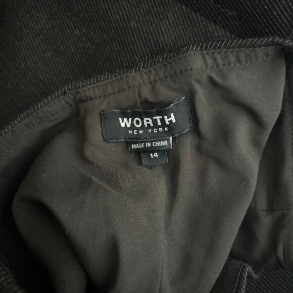 Worth New York Wool Blend Dress Pants Black Size 14 - Picture 3 of 4